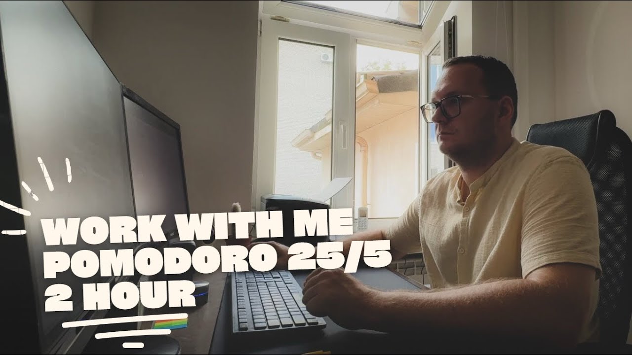WORK WITH ME 🍅 interior designer version with pomodoro timer 25 min work / 5 min forest walk ambient