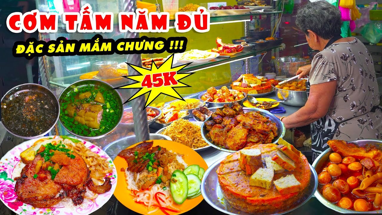 Tiệm Cơm Tấm Đêm Lâu Đời Toàn Món Ngon Rẻ Khu Chợ Lớn Ở Sài Gòn