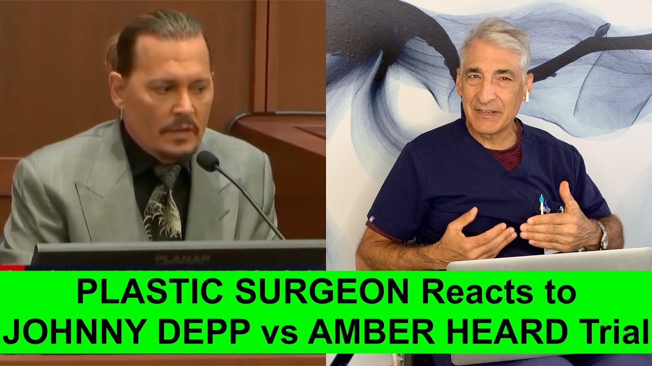 Plastic Surgeon REACTS to JOHNNY DEPP FINGER AMPUTATION in Amber Heard Defamation Trial!