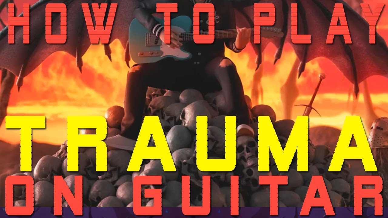 How to play Trauma - Josh A - Easy LoFi Guitar 2021 - Lofi Music Theory