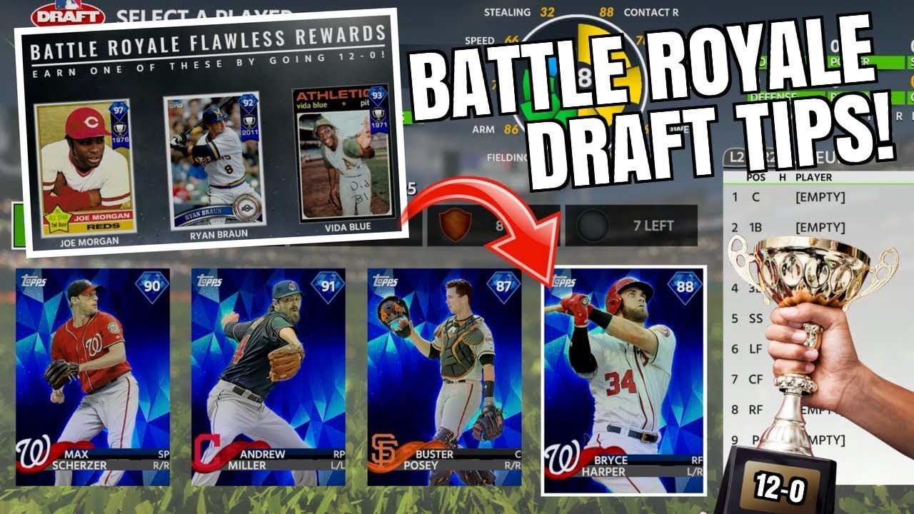 GO 12-0 AND GET CRAZY DIAMOND PLAYERS! MLB THE SHOW 18 BATTLE ROYALE TIPS