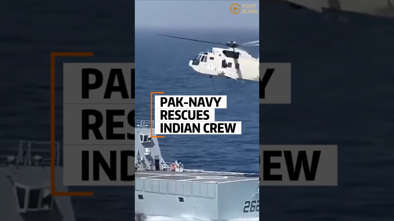 Pakistan Navy Rescues Indian Crew in the Arabian Sea | Hassnain Raza Kayani