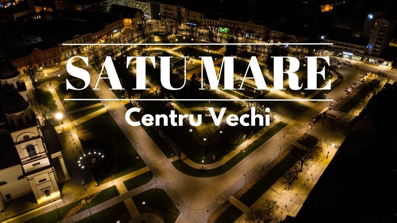 Centru Vechi din Satu Mare văzut în Noapte . Aproape de finalizare!