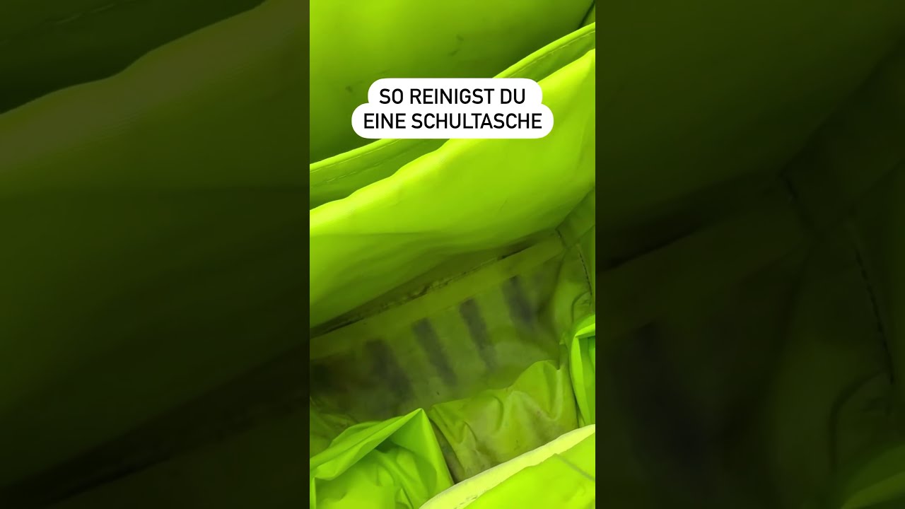 Schulranzen reinigen