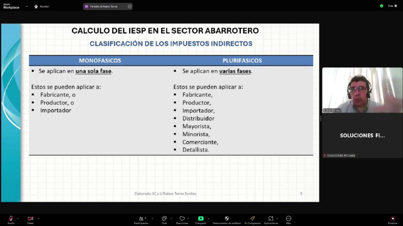 EL CALCULO DEL IEPS EN EL SECTOR ABARROTERO