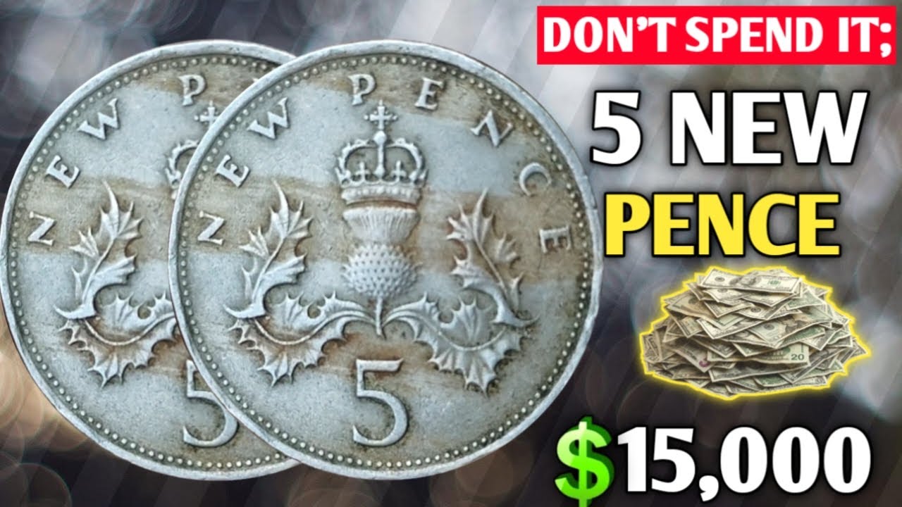 Top 3 Most Rare UK Elizabeth II 5p New Pence coin a RARE treasure worth BIG money?