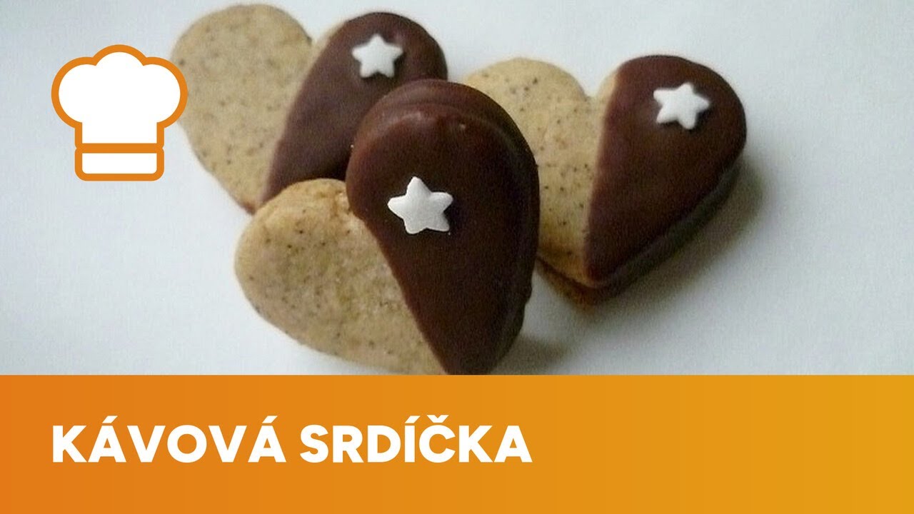 Cukroví - kávová srdíčka: Sladká dobrota pro milovníky kávy.
