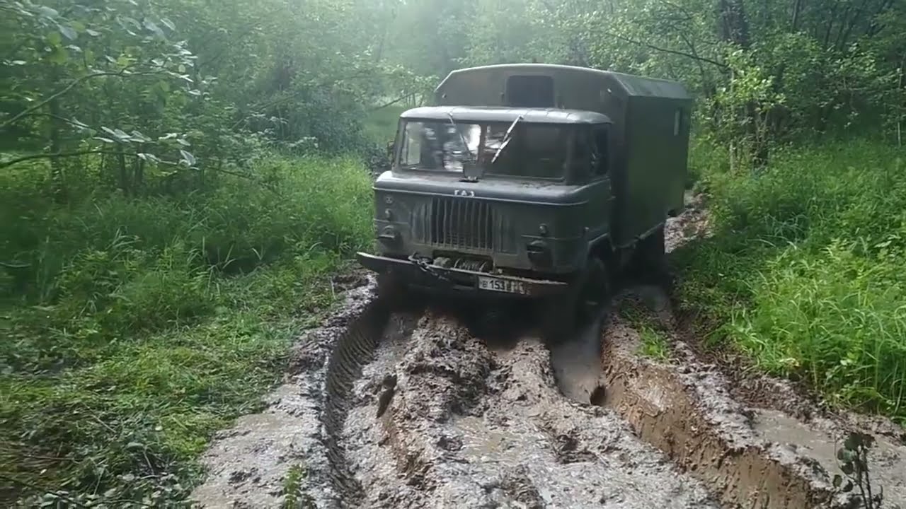 Испытания блокировок ГАЗ-66  (Locking tests GAZ-66)