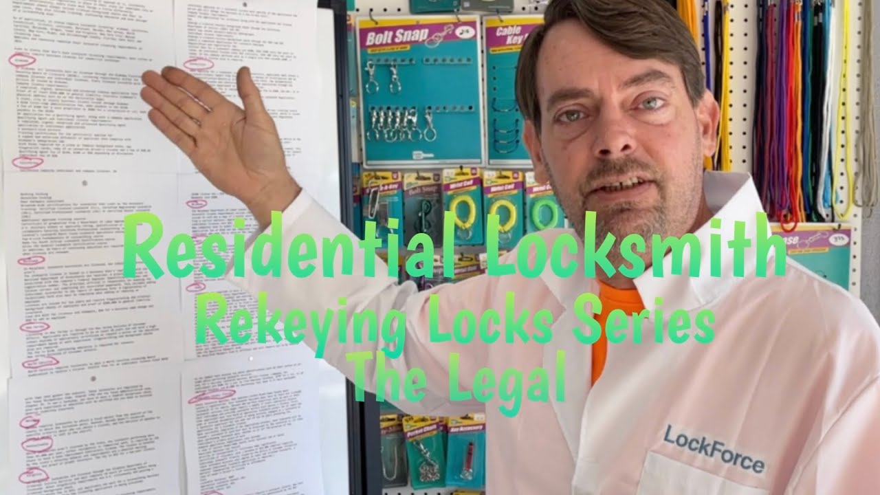 Residential Locksmith Starter 2 - The Legal