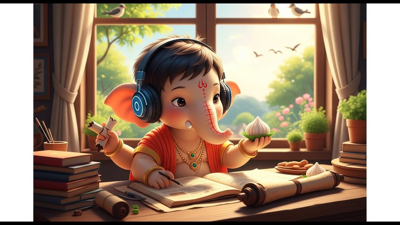 象頭神 Lofi 讀書音樂｜Ganesha Mantra Study Beat｜ॐ गं गणपतये नमः
