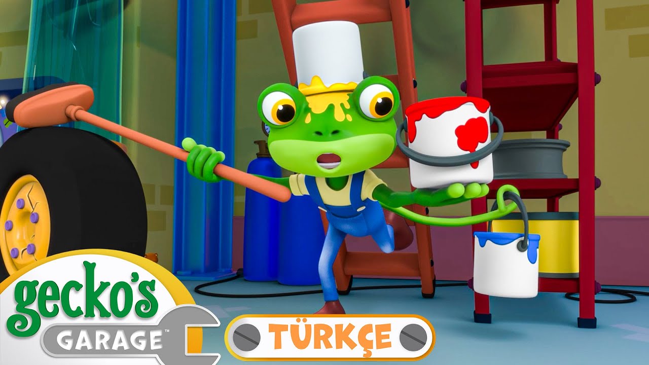 Gece Tamiri 🌃｜Gecko'nun Garajı - &Ccedil;ocuklar i&ccedil;in Kamyonlar