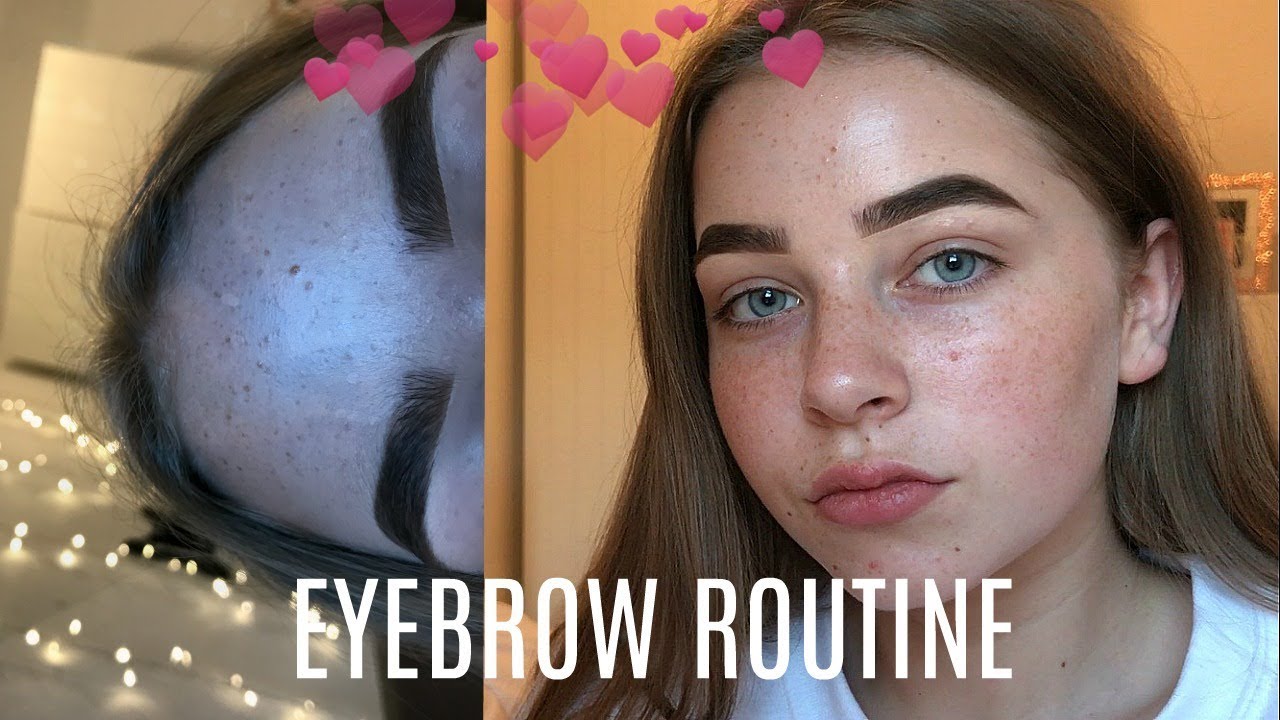 MY EYEBROW ROUTINE 2017!!
