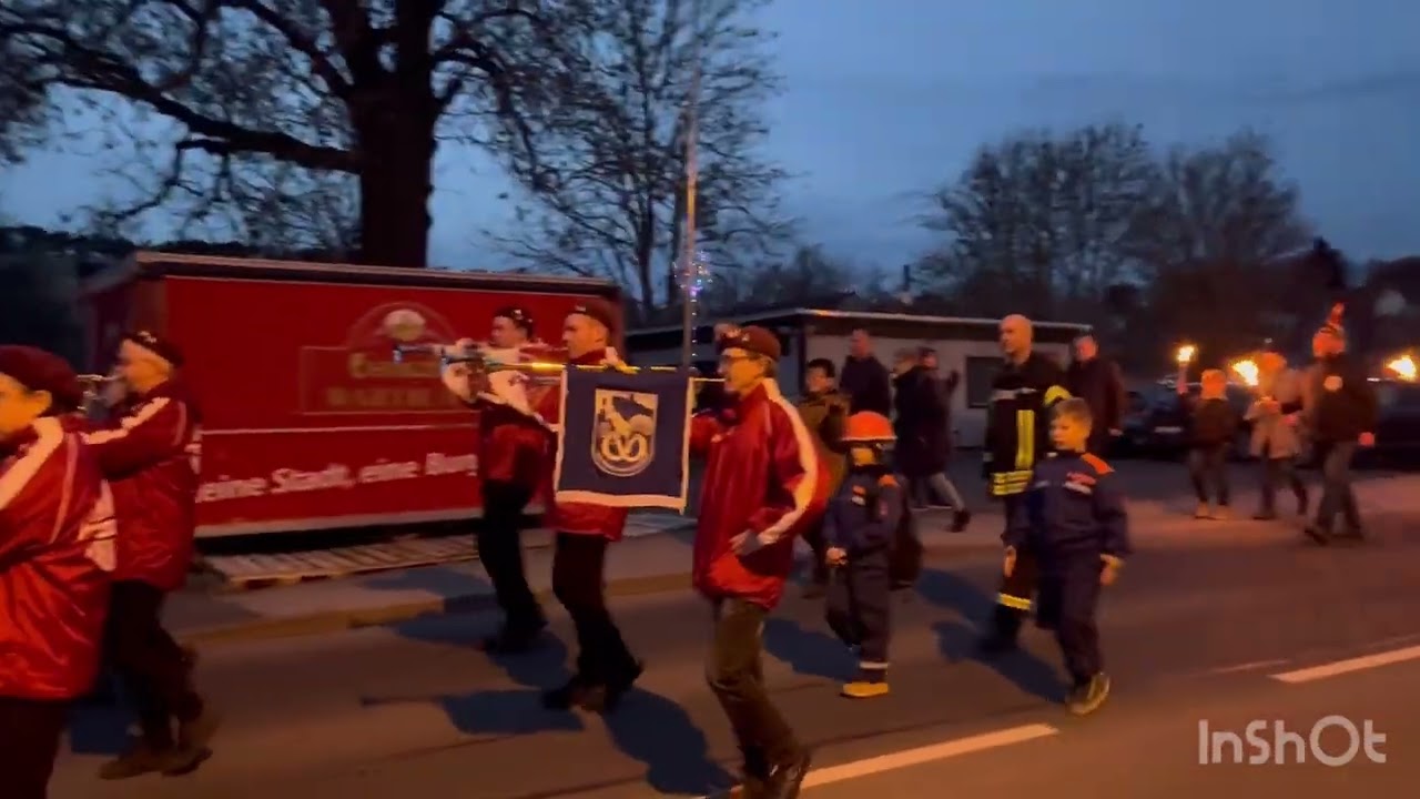 Sommergewinn 2023 in Eisenach, Fackel- und Lampionumzug am 17.03.23
