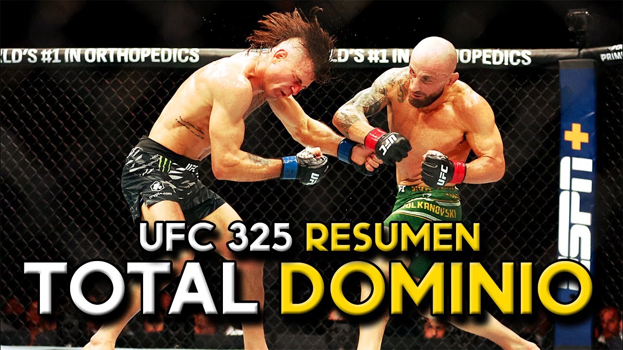 CATEDRA de Alexander Volkanovski a Diego Lopes | BSD y Ruffy APLASTAN | UFC 325 Resumen