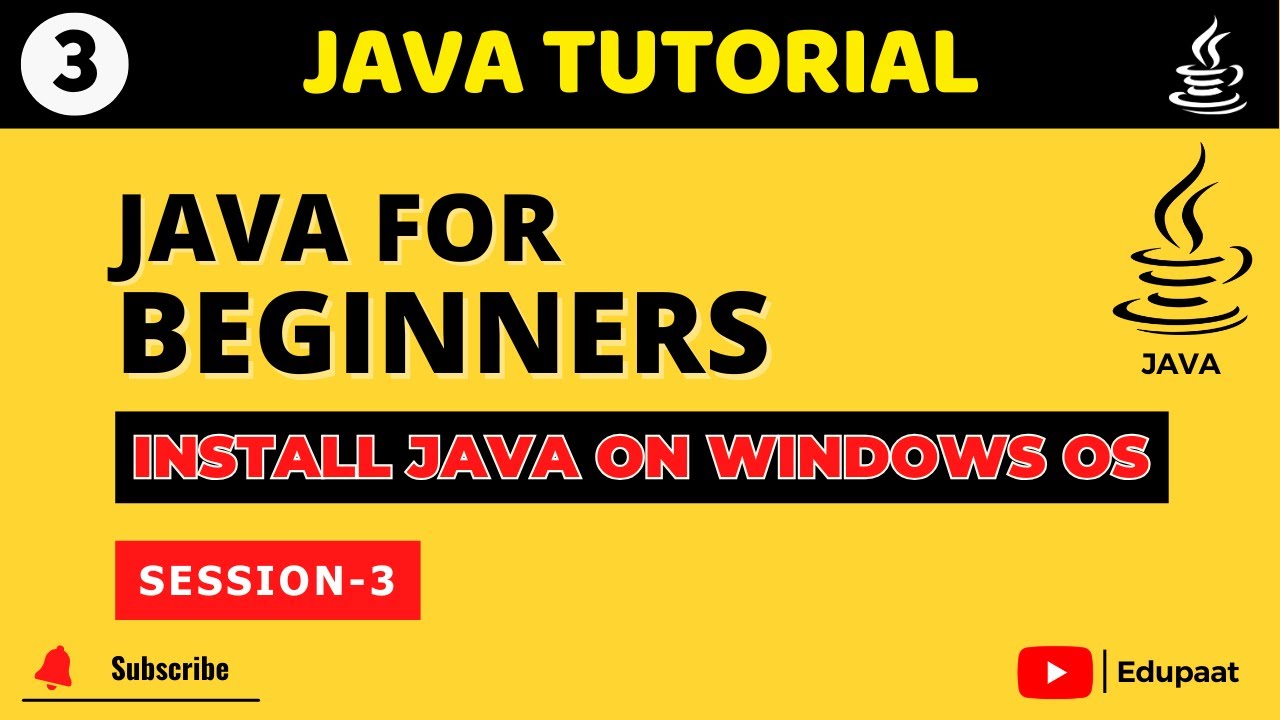 Java Tutorial for Beginners | Install Java JDK on Windows 10/11 Step-by-Step [2025]