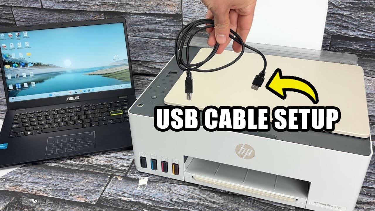 HP Smart Tank: как настроить с помощью USB-кабеля — ПК и Mac