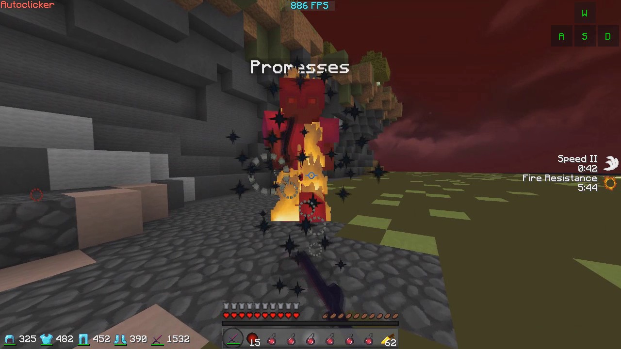 Using 5 Block Misplace on PvPLounge