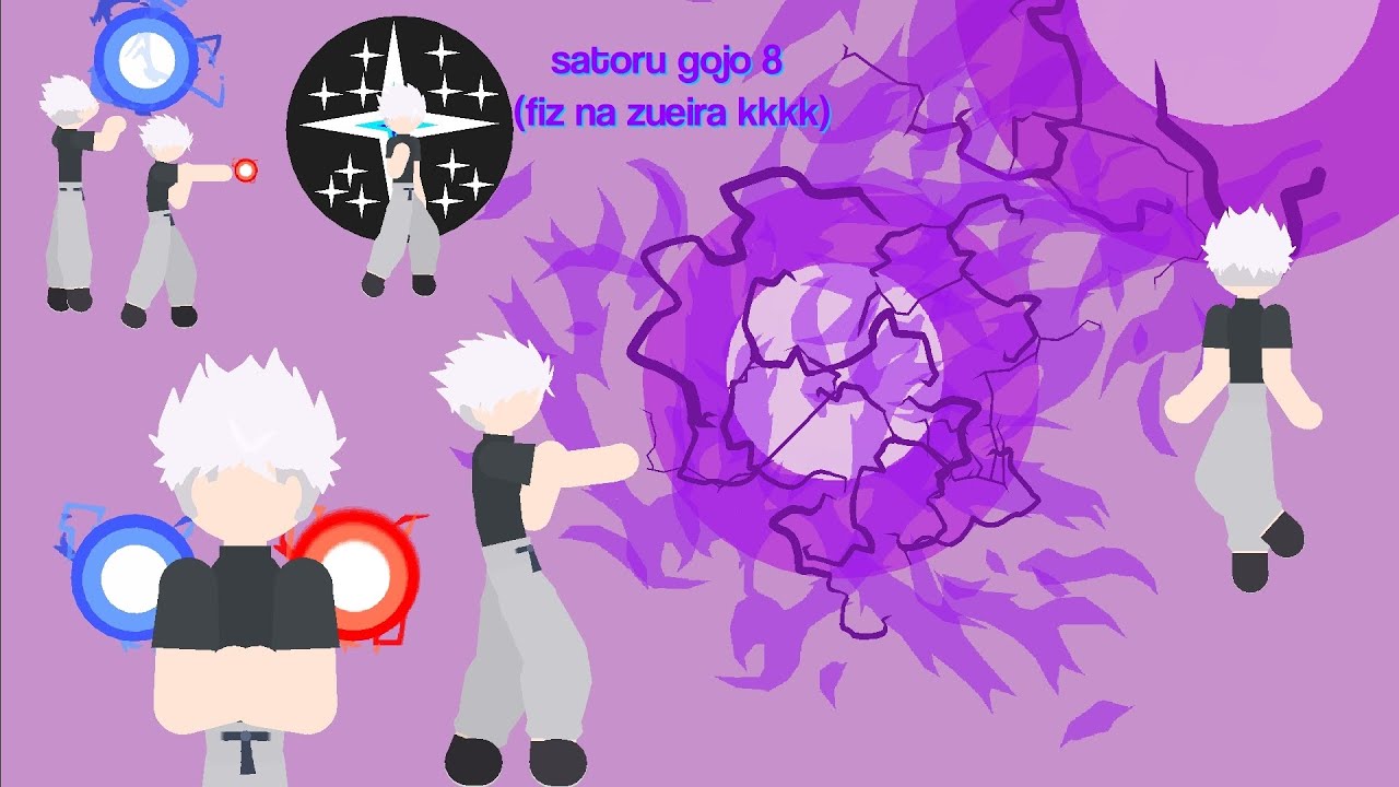 All gojo skills in stickman (fiz na zueira kkkk)