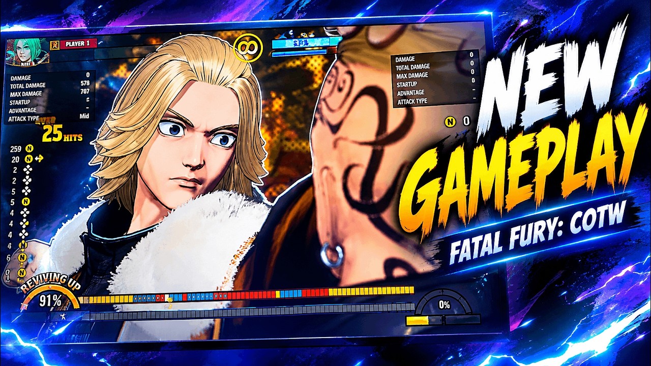MIKEY NEW GAMEPLAY FOOTAGE | Fatal Fury: COTW