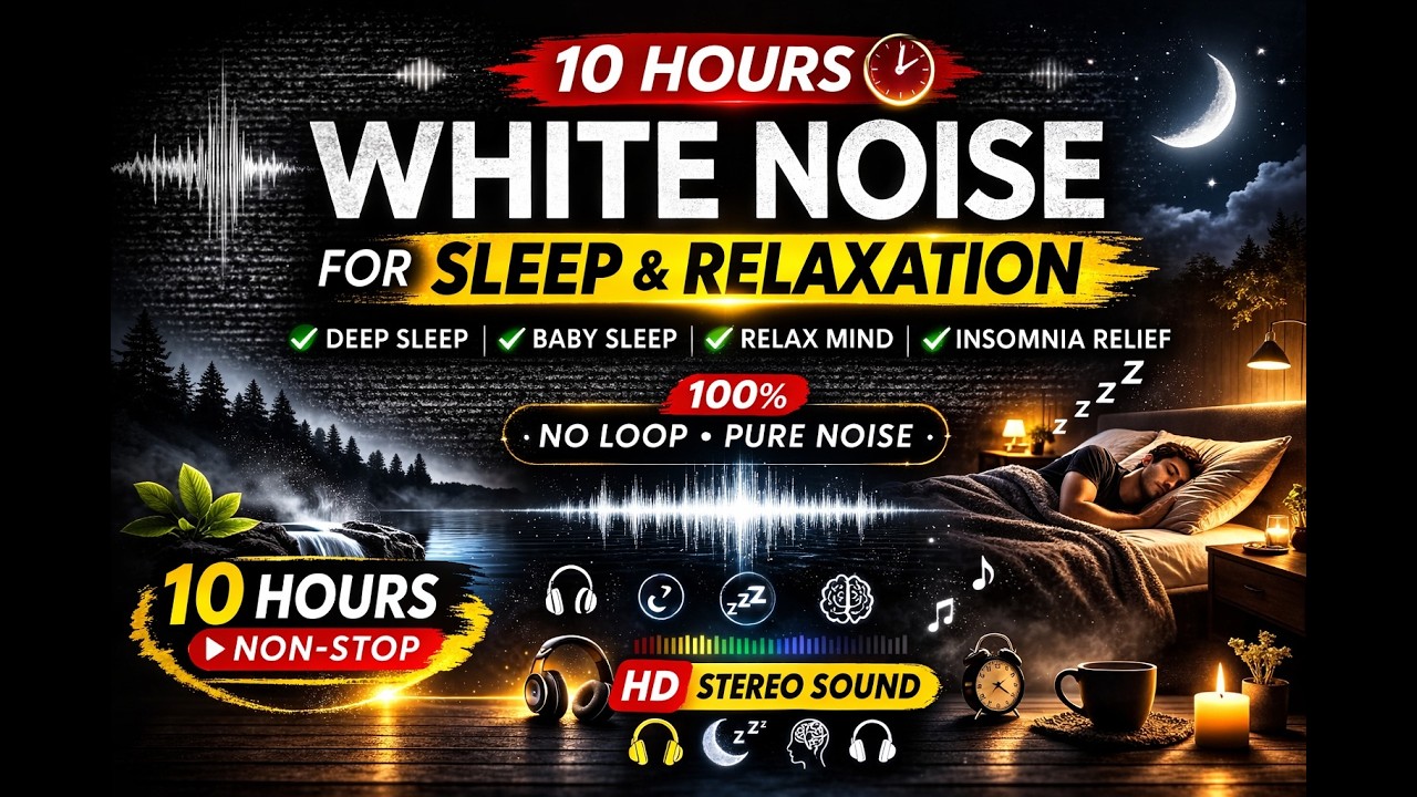 Baby Sleep Instantly with This One Trick 😴Fall asleep in minutes with 10 hours of pure white noise.