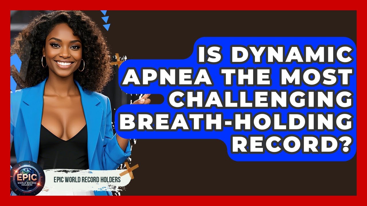 Is Dynamic Apnea The Most Challenging Breath-holding Record? - Epic World Record Holders