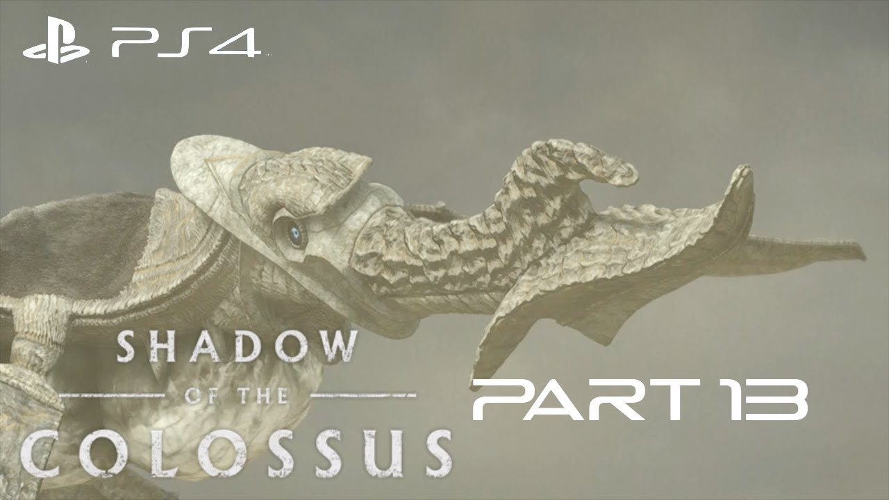 Shadow of the Colossus PS4 Walkthrough Gameplay Part 13 - Flying Sand Worm Colossus