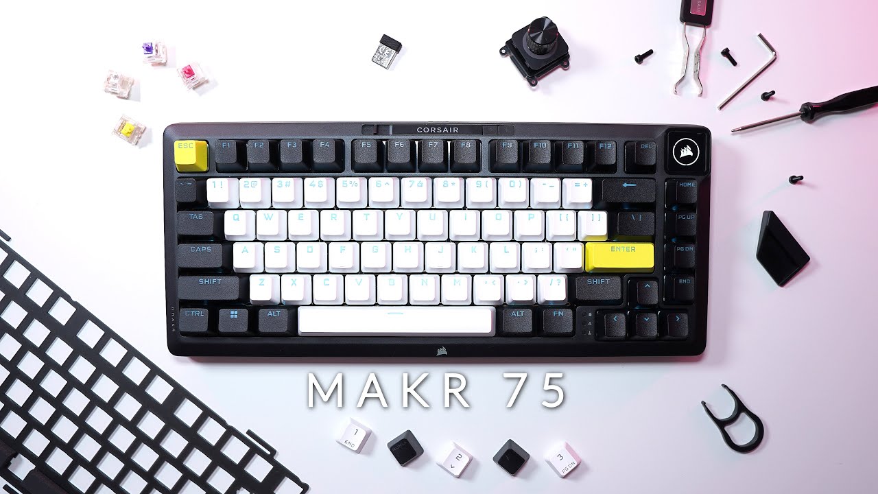 DIY Keyboard Done Properly! Corsair MAKR 75 Keyboard Review