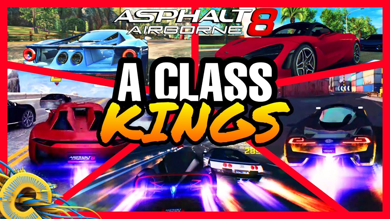 TOP 5 A-CLASS REAL KINGS!! | Asphalt 8 Top 5 A Class Cars To Win in Multiplayer After New Update
