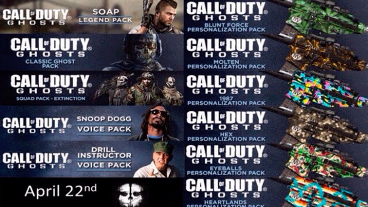 Nuevo DLC Ghosts! Camuflajes, Personajes y VOCES?! - Call Of Duty Ghosts Multijugador