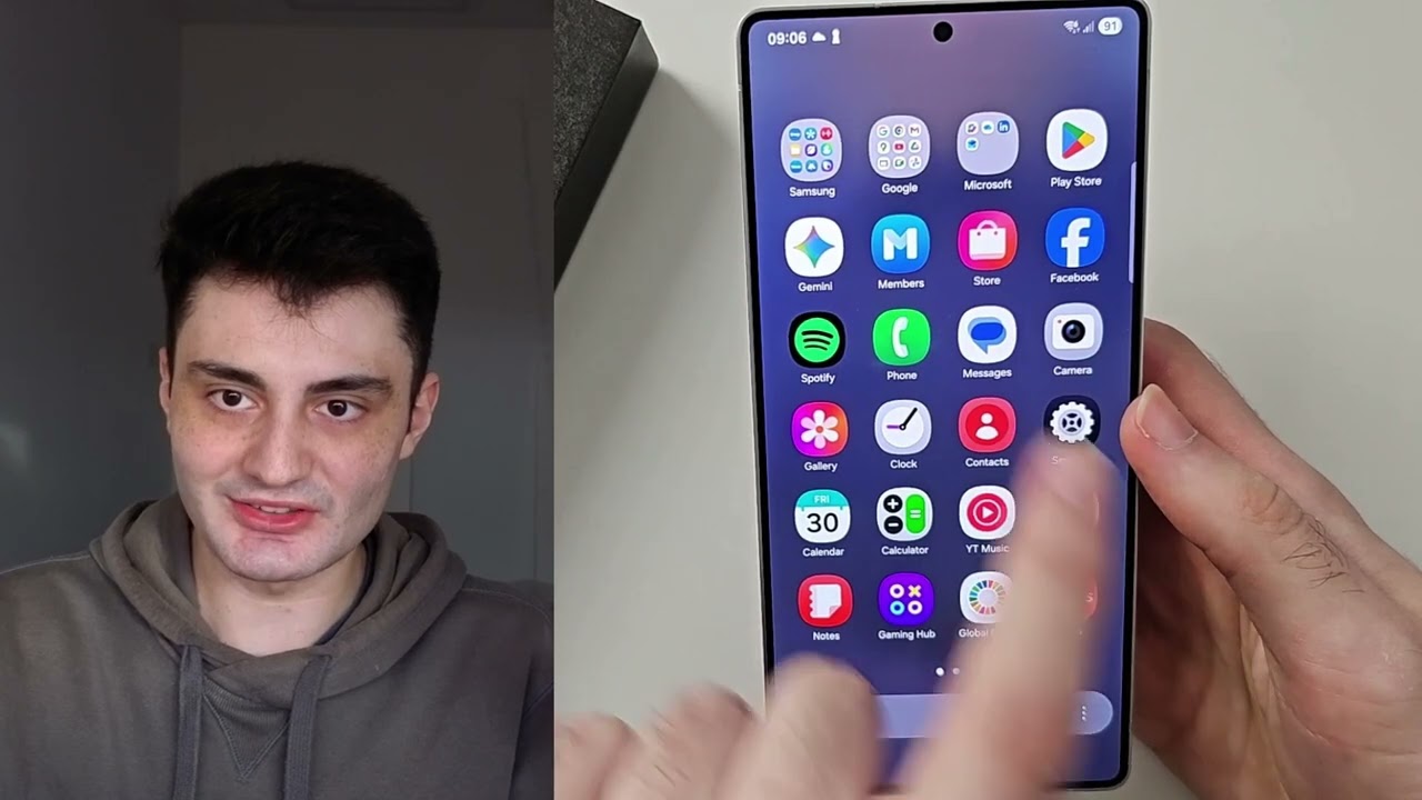 Как добавить контакты на Samsung Galaxy S25 Ultra