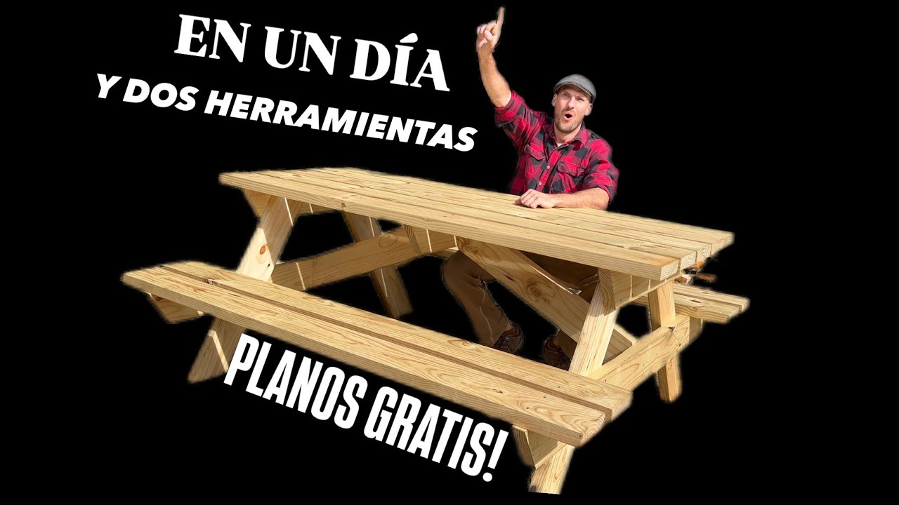 Hice Una Mesa de Picnic EN UN DÍA