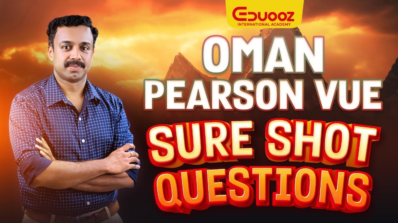 OMAN PEARSON VUE | Sure Shot Questions for Nurses | Eduooz Academy