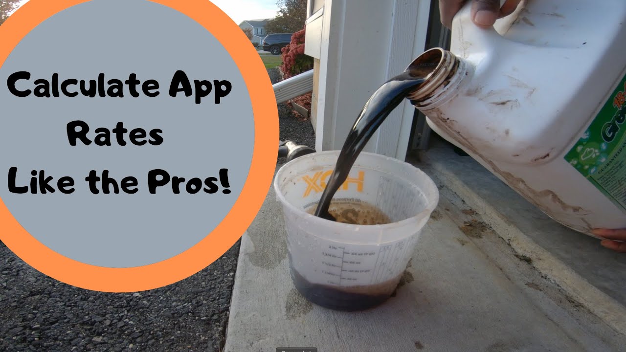 Calculate Granular & Liquid App Rates I Turf Tips w/ Rob