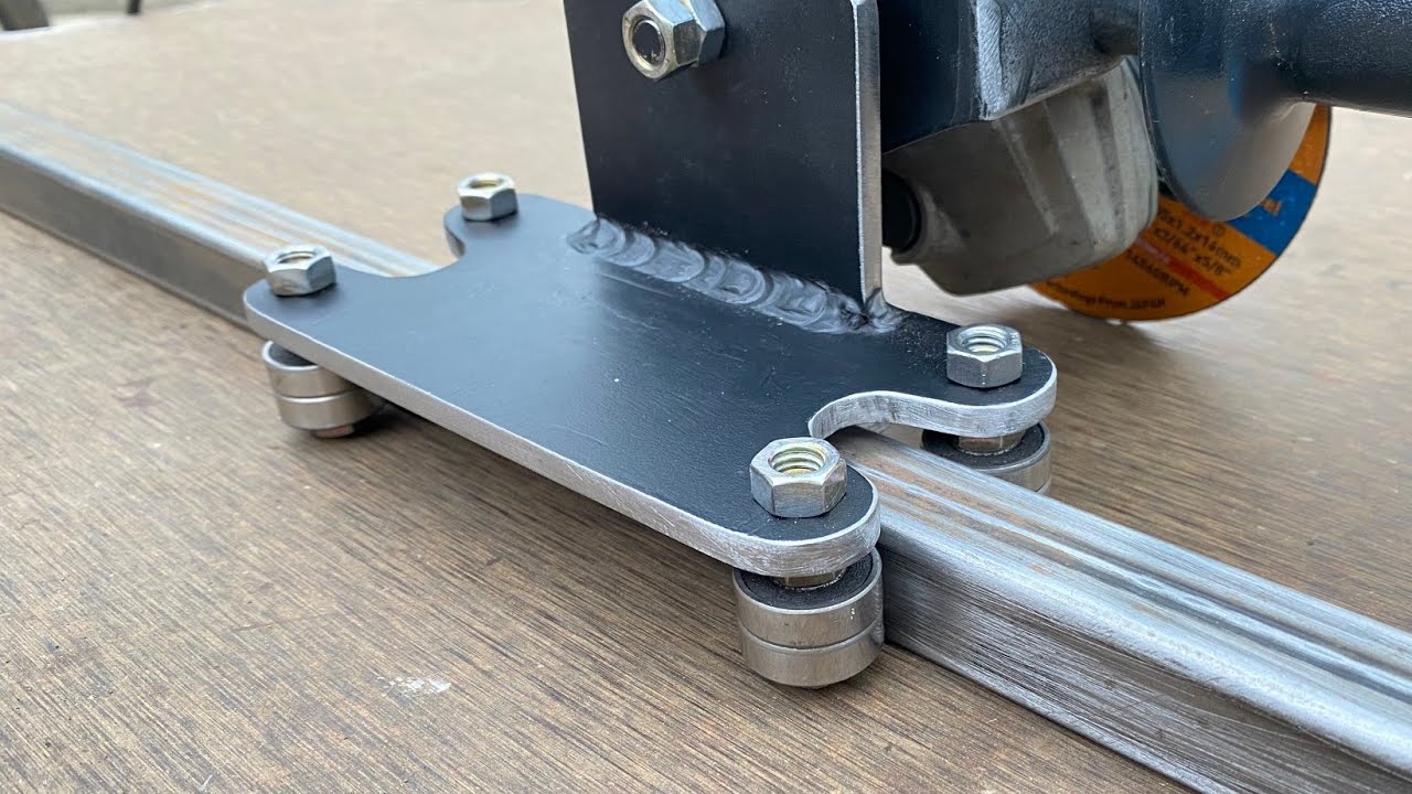 ALAT PEMOTONG PRESISI‼️ Diy tukang las membuat gerinda sleding super cerdas ! wajib di tonton!