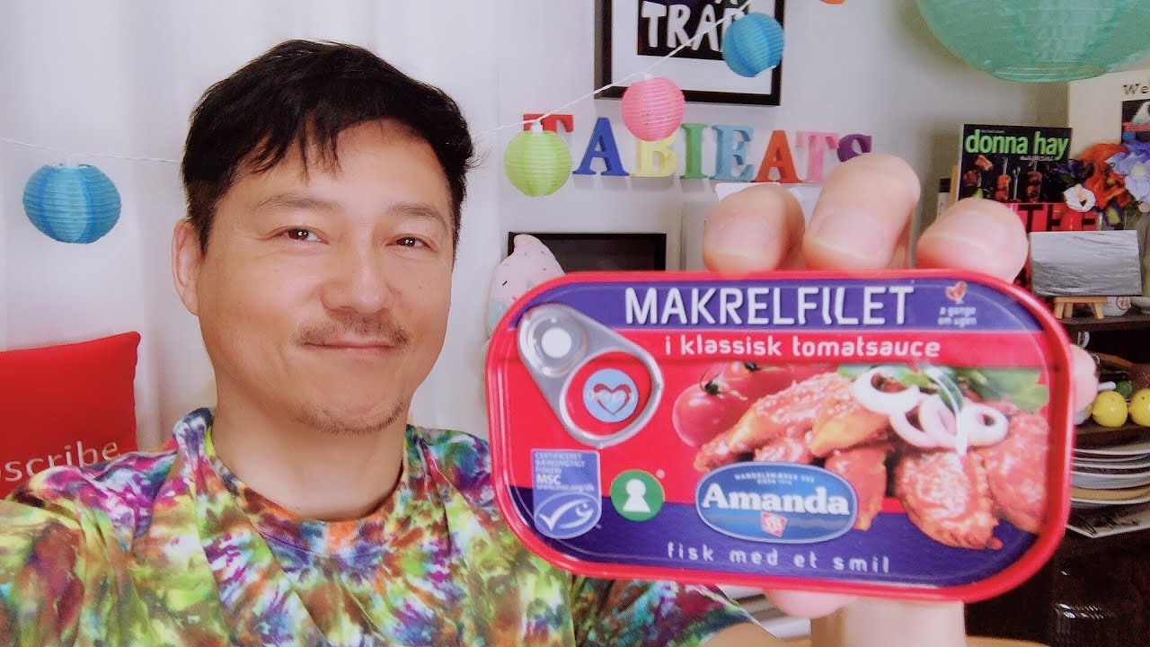 Trying Danish Canned Food with Satoshi