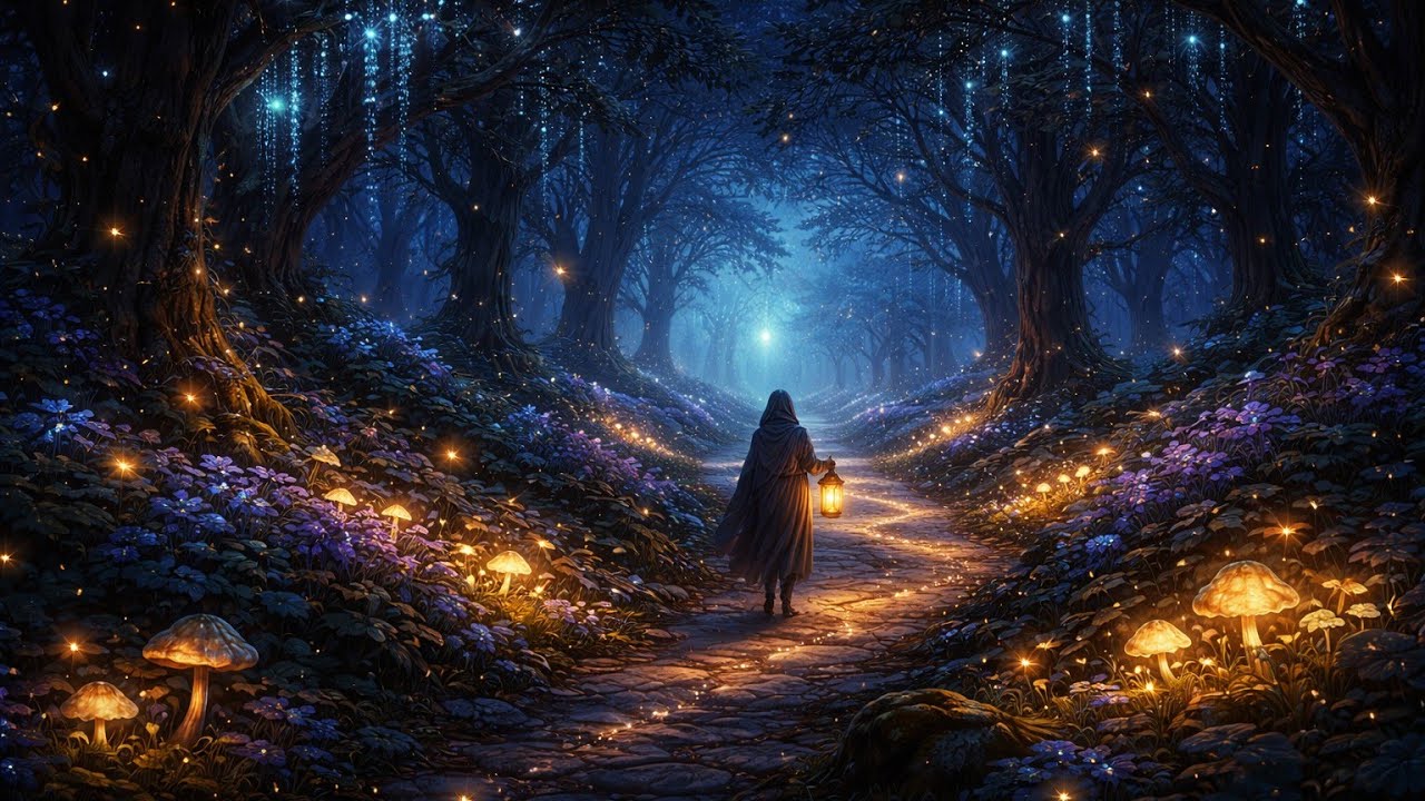 Journey Through the Glowing Forest 🌙 Magical Sleep Story for Deep Sleep