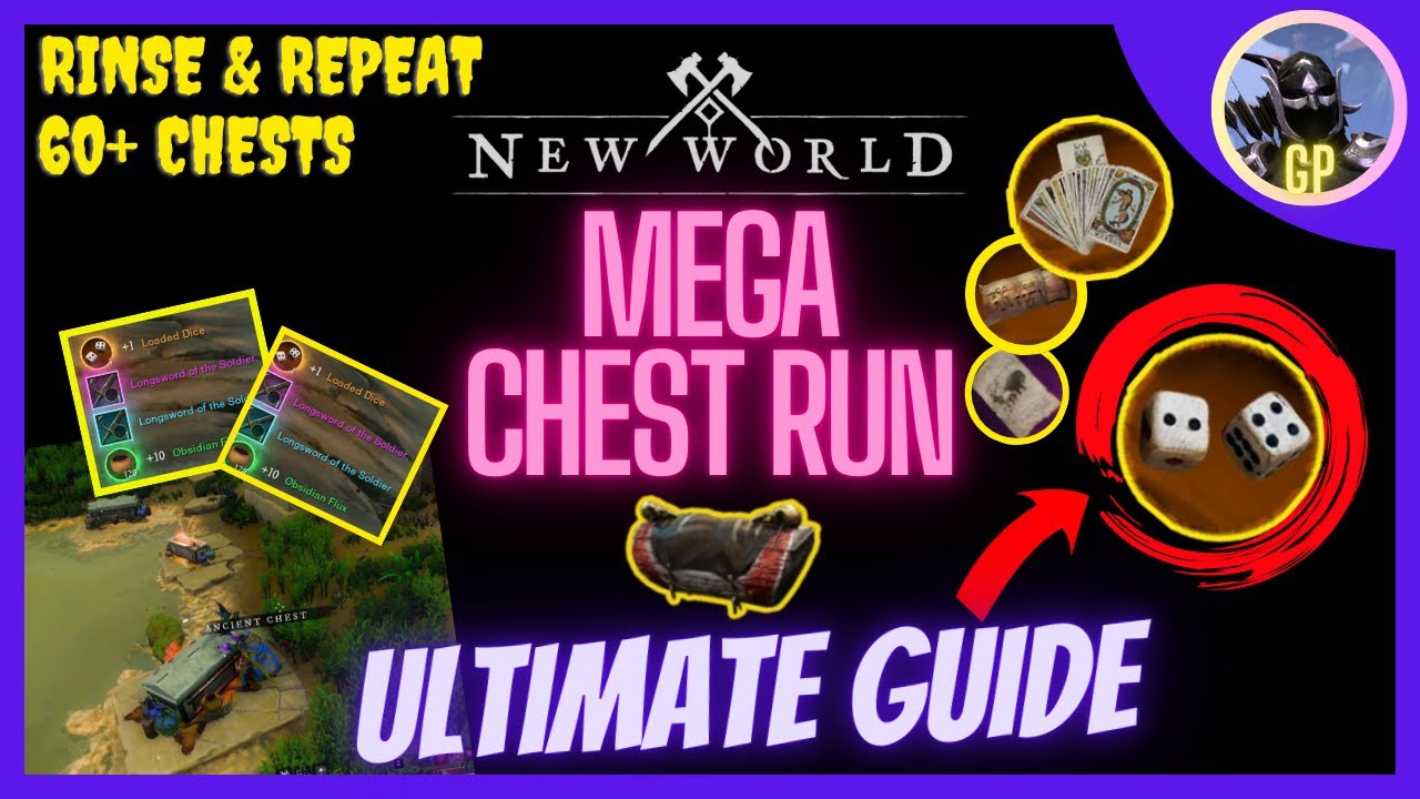 💰MEGA Chest Speed Run💰 63+ Stockpiles in Less Than an Hour! New World Aeternum