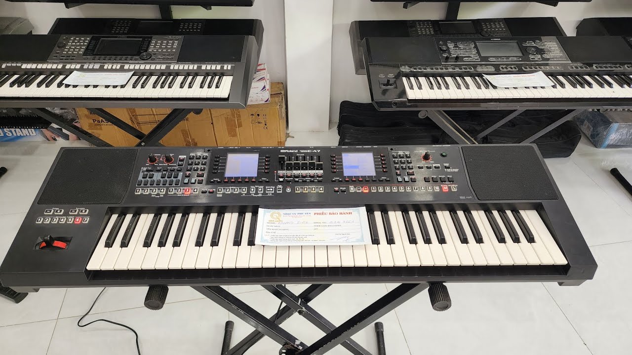 Bán đàn Roland E-A7 đời sau đèn đỏ zin 100% (0986034610)