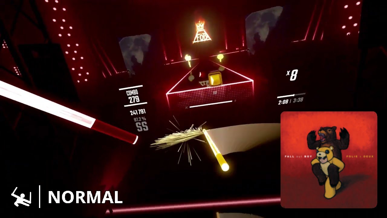 Beat Saber Fall Out Boy | I Don't Care [Normal]