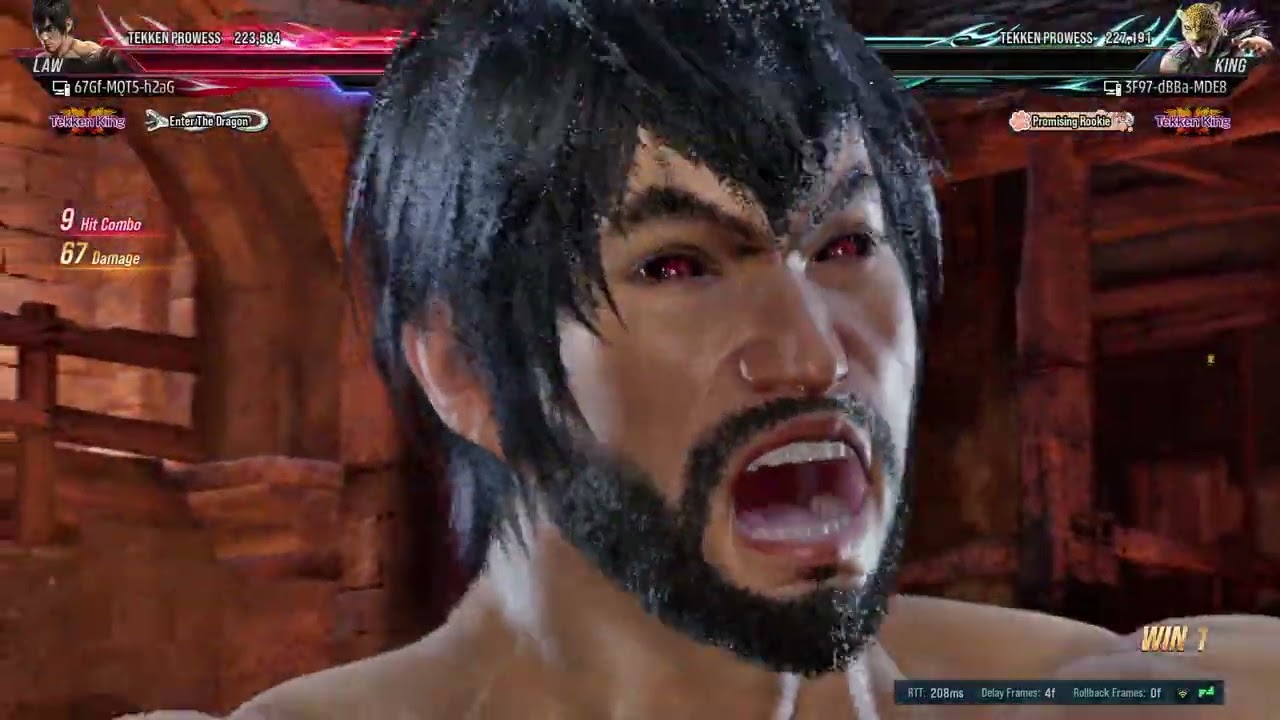 CRAZY ASS TEKKEN 8 LAW VS KING