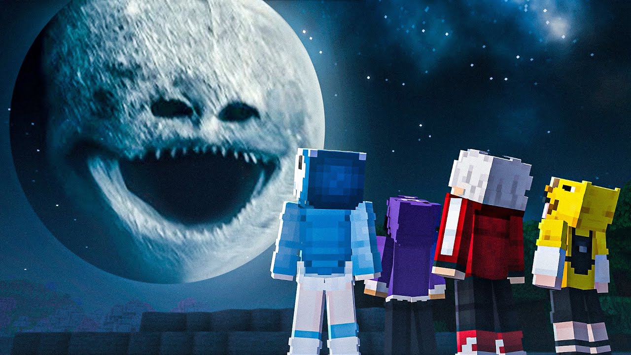 A LUA ACORDOU NO MINECRAFT!