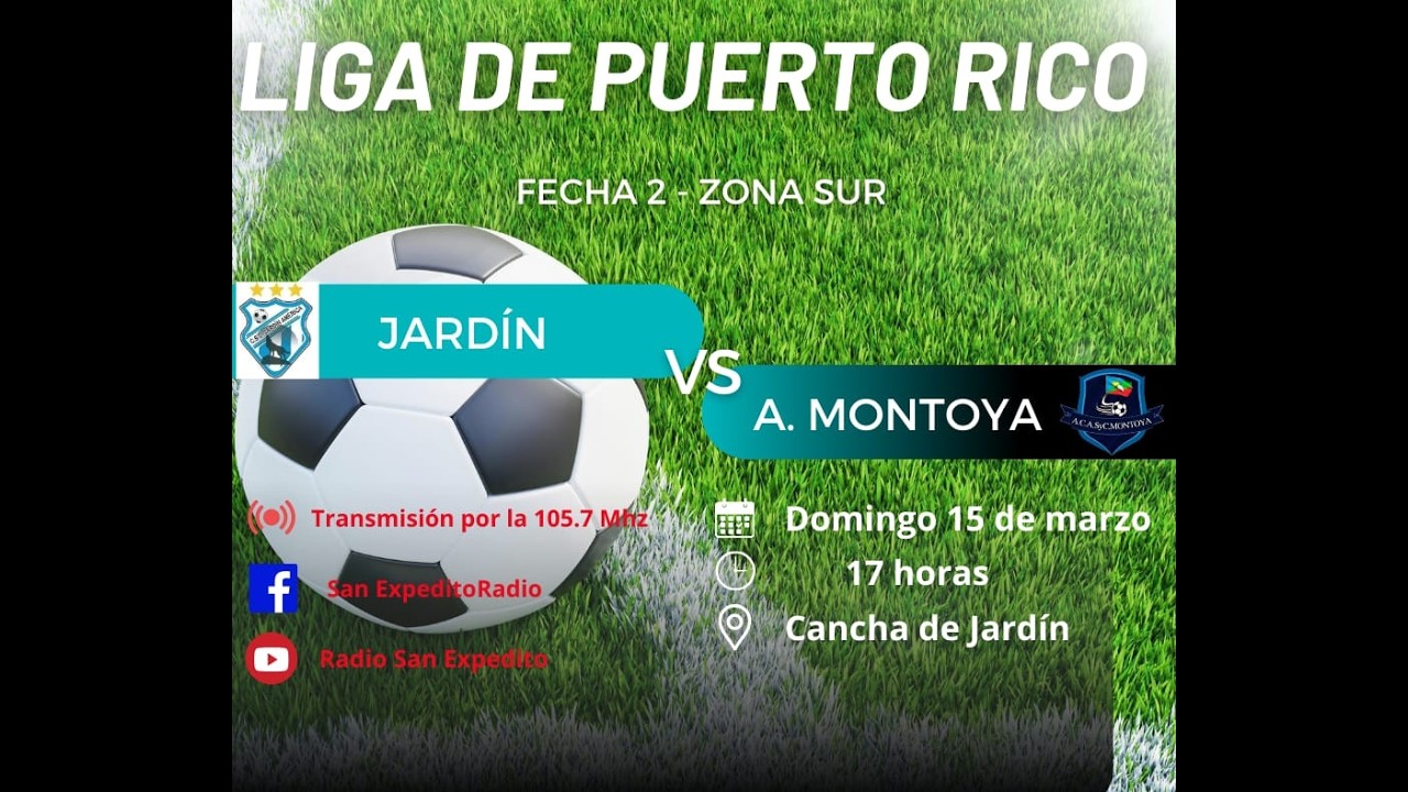 Club Jardín América vs. Atlético Montoya - Liga de Puerto Rico