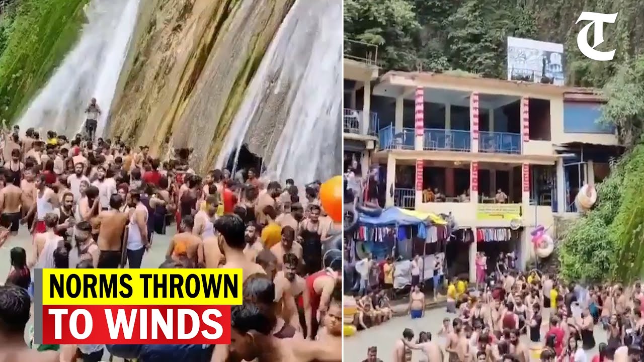 Watch how hundreds of tourists flout Covid protocols at Mussoorie amid fears of third wave