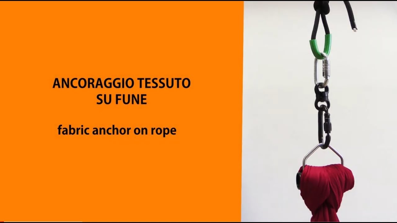 TESSUTO AEREO Ancoraggio - AERIAL SILK rigging