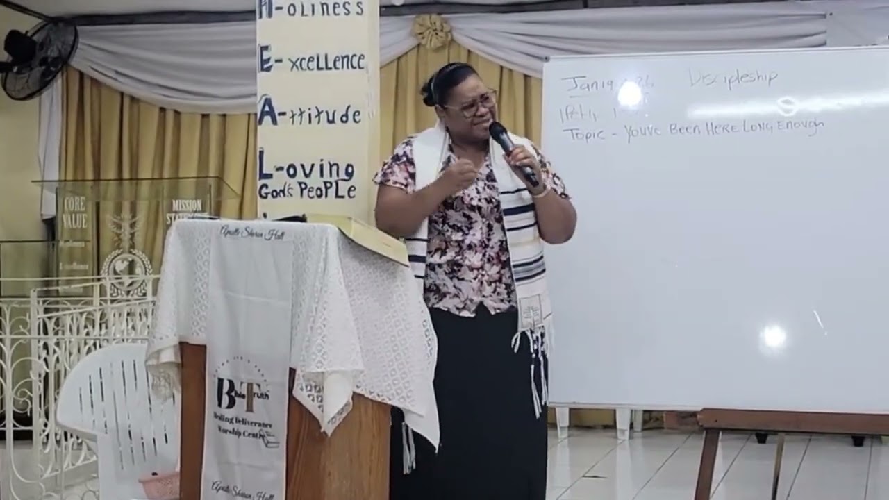 ‘You Have Been Here Long Enough’ | Apostle Sharon Hall | Discipleship Class | 1 Peter 4:1-5