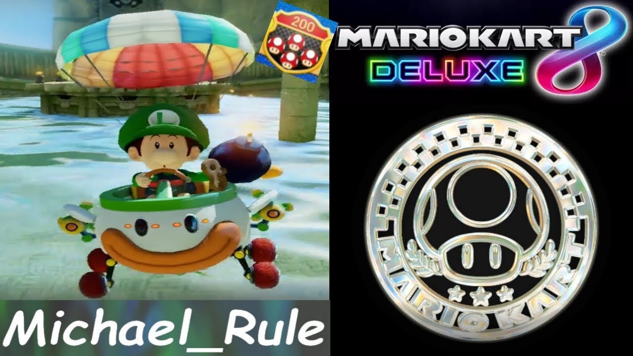 [1080p60fps] Mario Kart 8 Deluxe - 200cc Mushroom Cup [NO COMMENTARY]