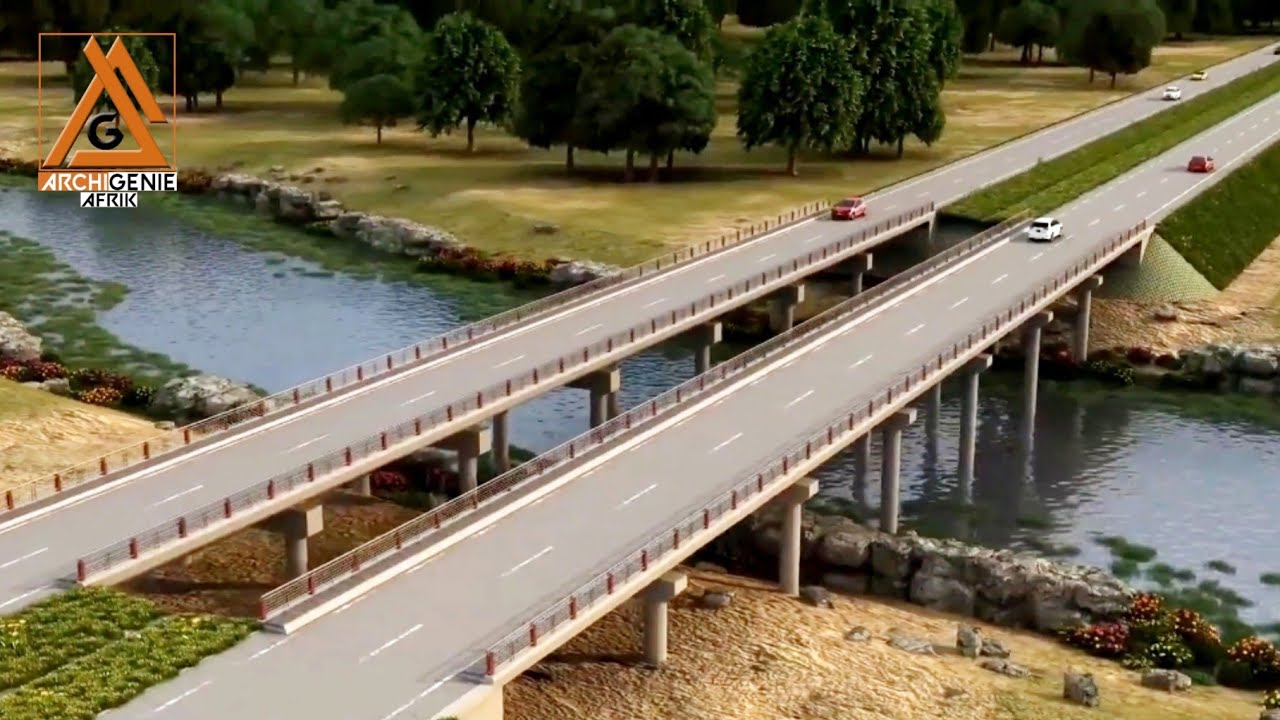 TRAVAUX DU PONT DE L'AUTOROUTE TIEBISSOU-BOUAKÉ