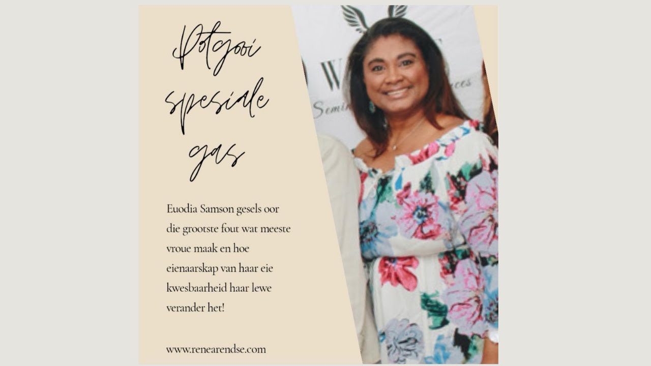 Kom ons covid-proef ons emosionele gesondheid ! Gesprek saam Euodia Sampson