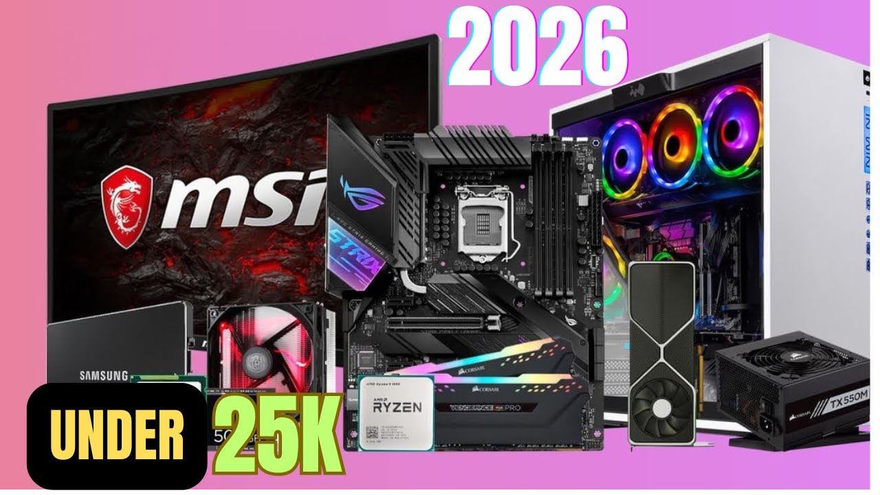 Ultimate Gaming PC Build Under 25,000 in 2026!