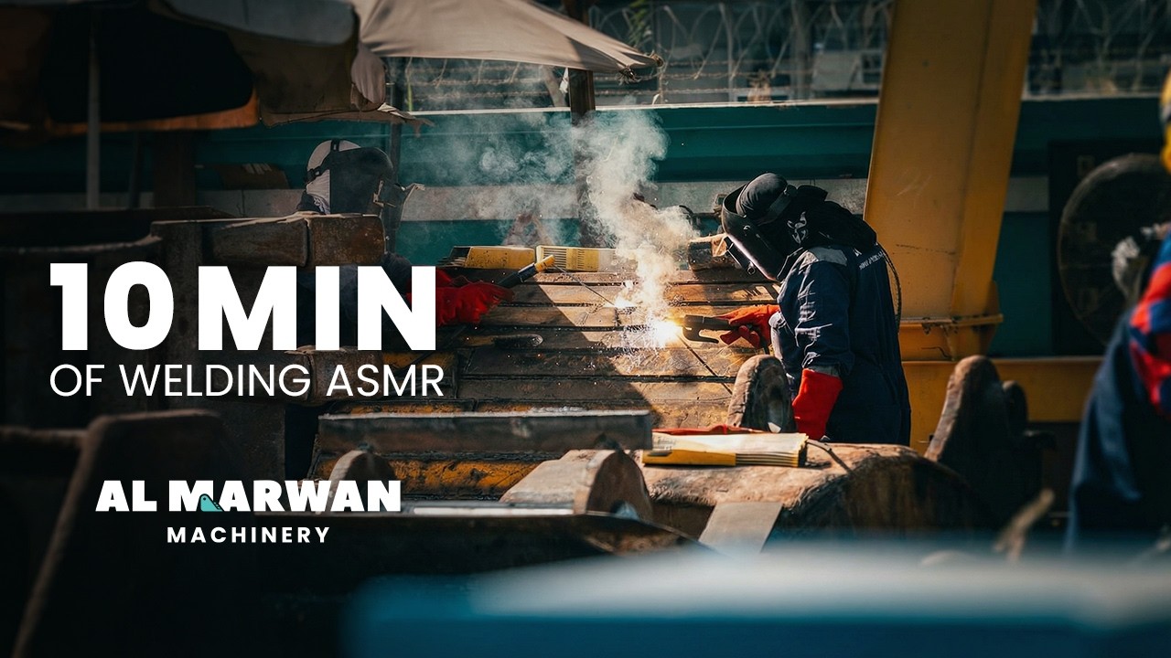 10 Minutes of Heavy Metal Welding ASMR: Building a 32-Meter Giant